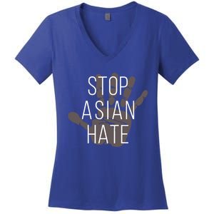 Stop Asian Hate Civil Rights Activist Equality Anti Racism Gift Women's V-Neck T-Shirt