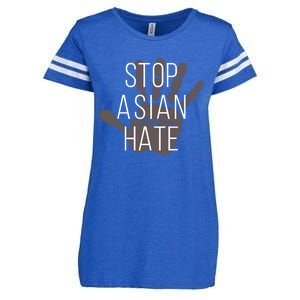 Stop Asian Hate Civil Rights Activist Equality Anti Racism Gift Enza Ladies Jersey Football T-Shirt