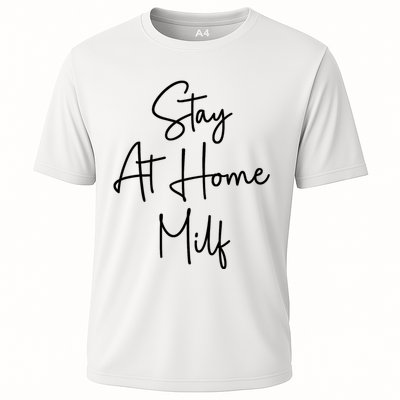Stay At Home Milf Funny Sarcastic Jokes Mothers Performance Shirt