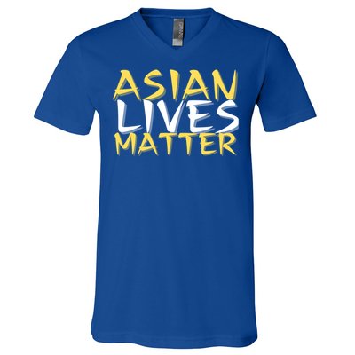 Stop Aapi Hate Asian Lives Matter Stop Asian Hate Gift V-Neck T-Shirt