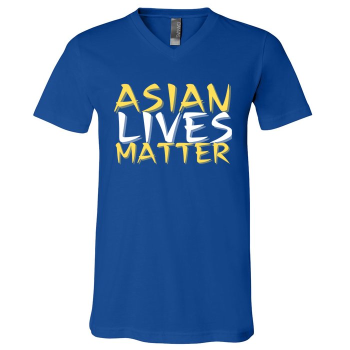 Stop Aapi Hate Asian Lives Matter Stop Asian Hate Gift V-Neck T-Shirt