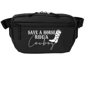 Save A Horse Ride A Cowboy Bachelorette Party Bridal Crossbody Pack