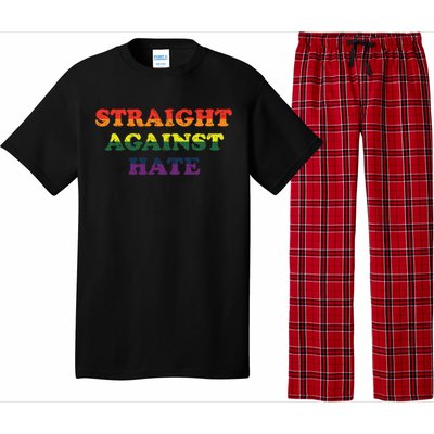 Straight Against Hate Lgbtq Equality Gay Rights Gift Pajama Set