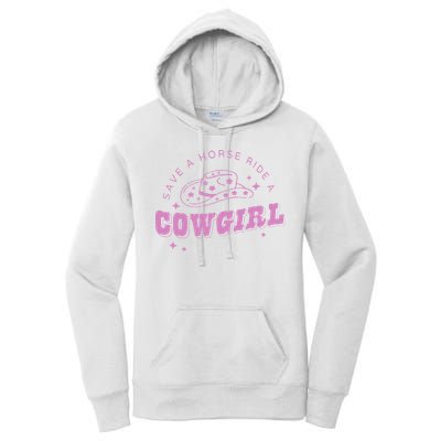 Save a Horse Ride a Cowgirl Lesbian Western Subtle Pride Women's Pullover Hoodie