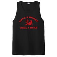 Save A Horse Ride A Dyke Funny Quotes PosiCharge Competitor Tank