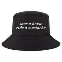 Save A Horse Ride A Mustache Cool Comfort Performance Bucket Hat