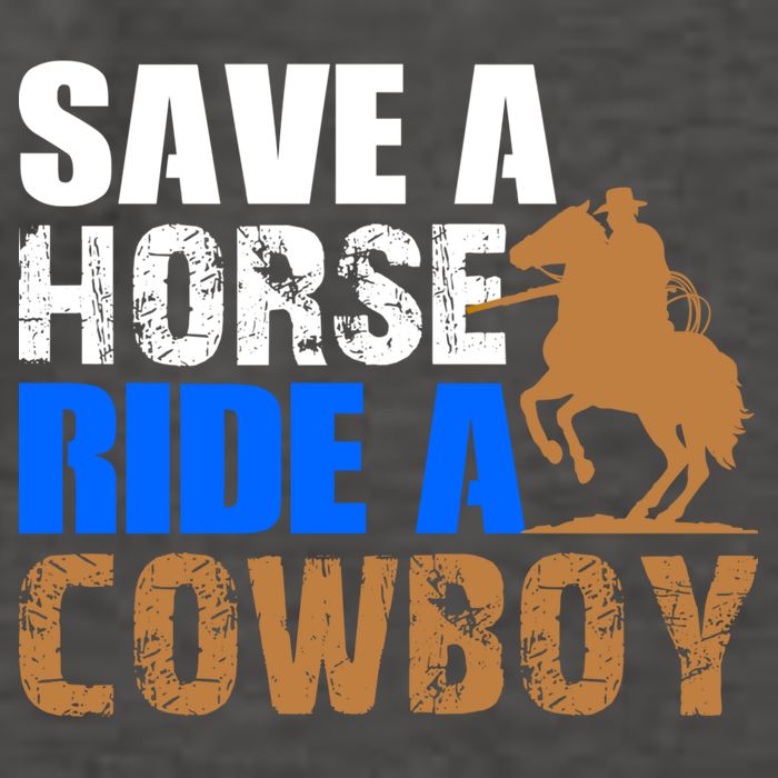 Save A Horse Ride Cow Texas Horse Lover Gift Vector Backpack