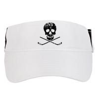 Skull And Hockey Stick Crossbones Hockey Skull Adult Drive Performance Visor