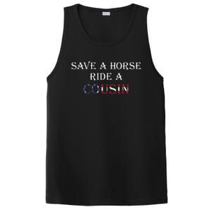 Save A Horse Ride A Cousin Hillbilly Redneck July 4th PosiCharge Competitor Tank