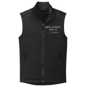 Save A Horse Ride A Cousin Hillbilly Redneck July 4th Collective Smooth Fleece Vest