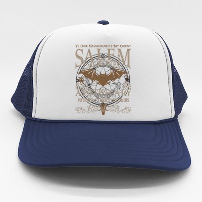 Salem Apothecary Halloween Trucker Hat