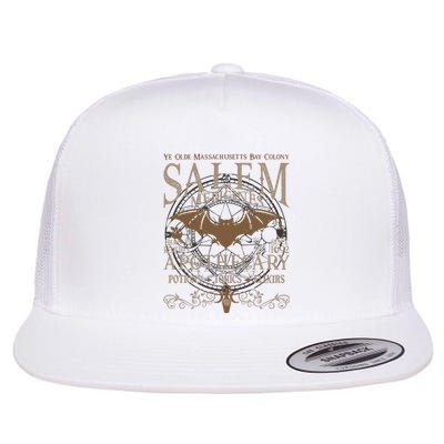 Salem Apothecary Halloween Flat Bill Trucker Hat