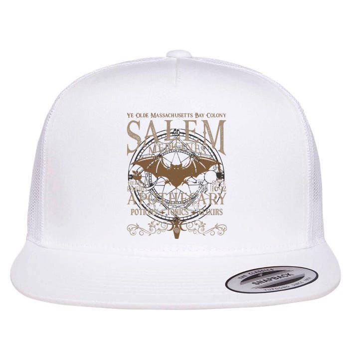 Salem Apothecary Halloween Flat Bill Trucker Hat