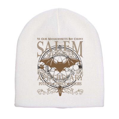 Salem Apothecary Halloween Short Acrylic Beanie