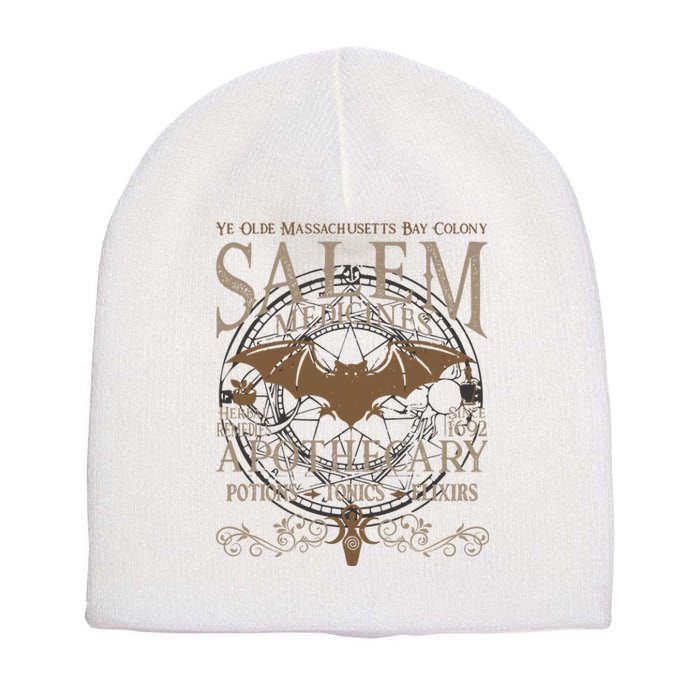 Salem Apothecary Halloween Short Acrylic Beanie