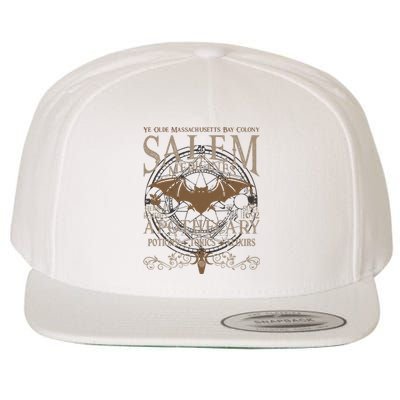 Salem Apothecary Halloween Wool Snapback Cap