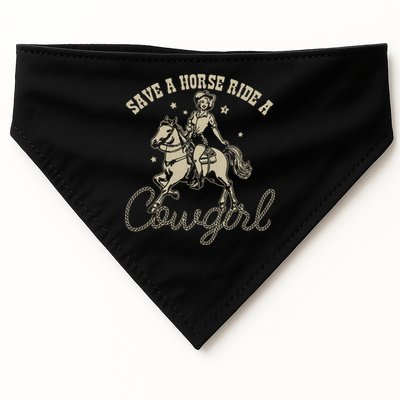 Save A Horse Ride A Cowgirl Lesbian USA-Made Doggie Bandana