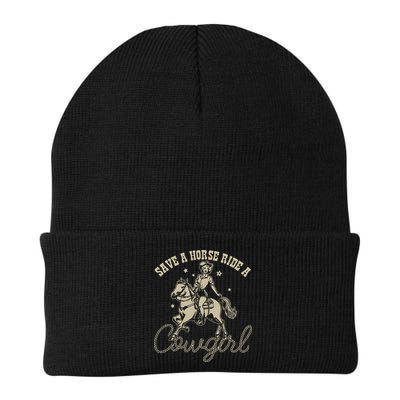 Save A Horse Ride A Cowgirl Lesbian Beanie