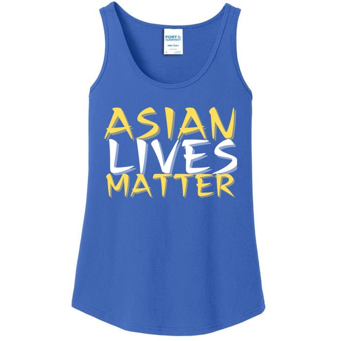 Stop Aapi Hate Asian Lives Matter Stop Asian Hate Meaningful Gift Ladies Essential Tank