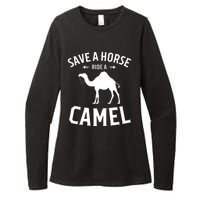 Save A Horse Ride A Camel Womens CVC Long Sleeve Shirt