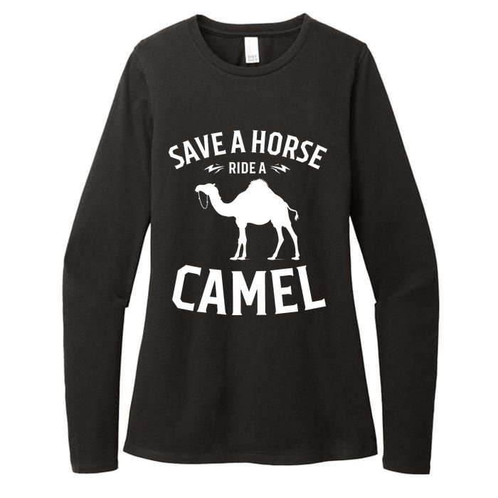 Save A Horse Ride A Camel Womens CVC Long Sleeve Shirt