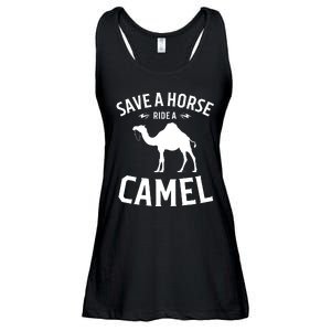 Save A Horse Ride A Camel Ladies Essential Flowy Tank