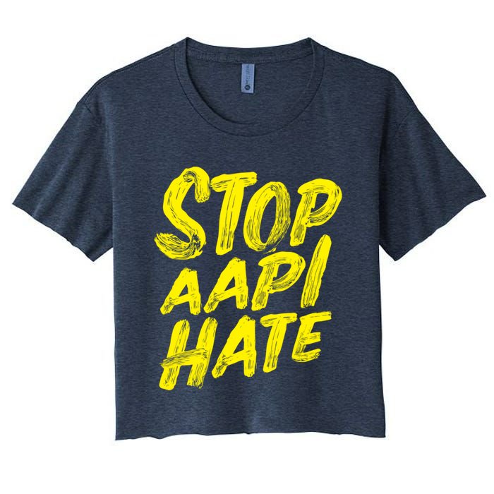 Stop Aapi Hate Women's Crop Top Tee