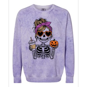 Street Apparel Happy Playful Touch Celebrate Happy Hallothanksmas Christmas Colorblast Crewneck Sweatshirt