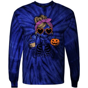 Street Apparel Happy Playful Touch Celebrate Happy Hallothanksmas Christmas Tie-Dye Long Sleeve Shirt