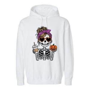 Street Apparel Happy Playful Touch Celebrate Happy Hallothanksmas Christmas Garment-Dyed Fleece Hoodie