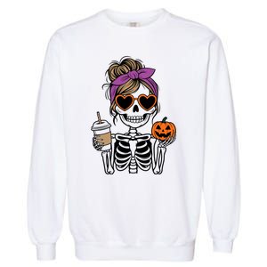 Street Apparel Happy Playful Touch Celebrate Happy Hallothanksmas Christmas Garment-Dyed Sweatshirt