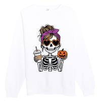 Street Apparel Happy Playful Touch Celebrate Happy Hallothanksmas Christmas Premium Crewneck Sweatshirt