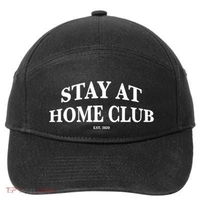 Stay At Home Club 7-Panel Snapback Hat
