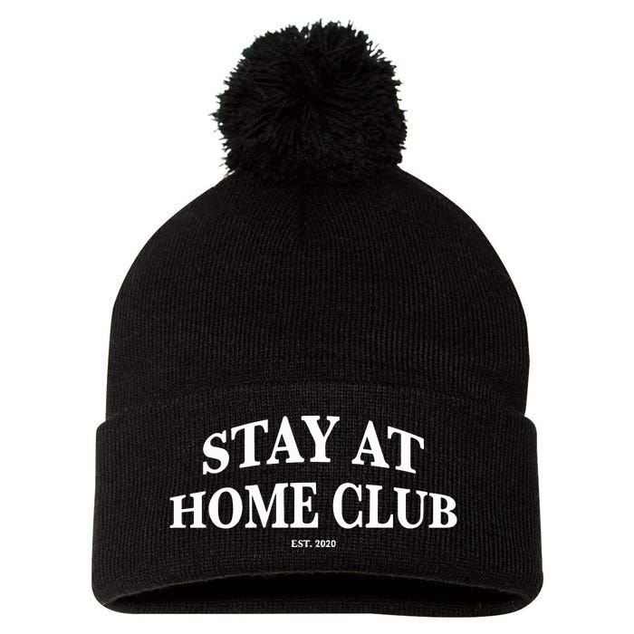 Stay At Home Club Pom Pom 12in Knit Beanie