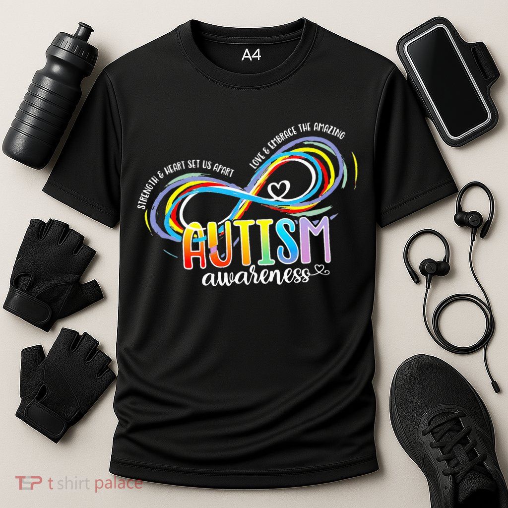Strength And Heart Set Us Apart Autism acceptance Performance Shirt