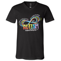 Strength And Heart Set Us Apart Autism acceptance V-Neck T-Shirt