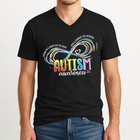 Strength And Heart Set Us Apart Autism acceptance V-Neck T-Shirt