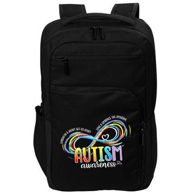 Strength And Heart Set Us Apart Autism acceptance Impact Tech Backpack