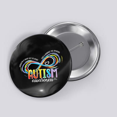 Strength And Heart Set Us Apart Autism acceptance Button