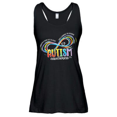 Strength And Heart Set Us Apart Autism acceptance Ladies Essential Flowy Tank
