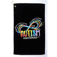 Strength And Heart Set Us Apart Autism acceptance Golf Towel