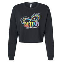 Strength And Heart Set Us Apart Autism acceptance Cropped Pullover Crew