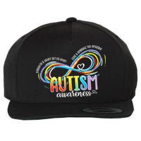 Strength And Heart Set Us Apart Autism acceptance Wool Snapback Cap