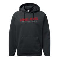 Savage As Hell But I Still Need Cuddles Apparel Performance Fleece Hoodie