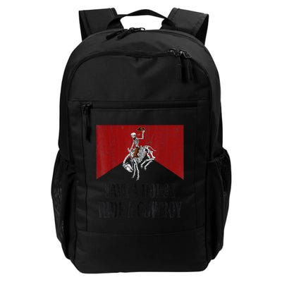 Save A Horse Ride A Cowboy Skeleton Western Country Backpack