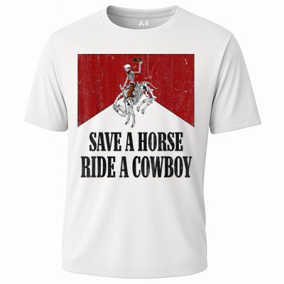 Save A Horse Ride A Cowboy Skeleton Western Country Performance Shirt