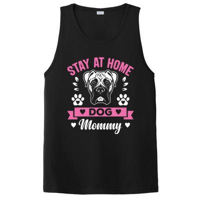 Stay At Home Dog Mommy Funny Pet Owners Gift PosiCharge Competitor Tank