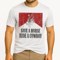 Save A Horse Ride A Cowboy Skeleton Western Country Cooling Performance Crew T-Shirt