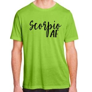 Scorpio Af Horoscope Zodiac Astrology Sign Gift Adult ChromaSoft Performance T-Shirt