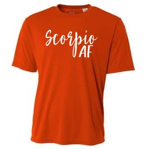 Scorpio Af Horoscope Zodiac Astrology Sign Gift Cooling Performance Crew T-Shirt